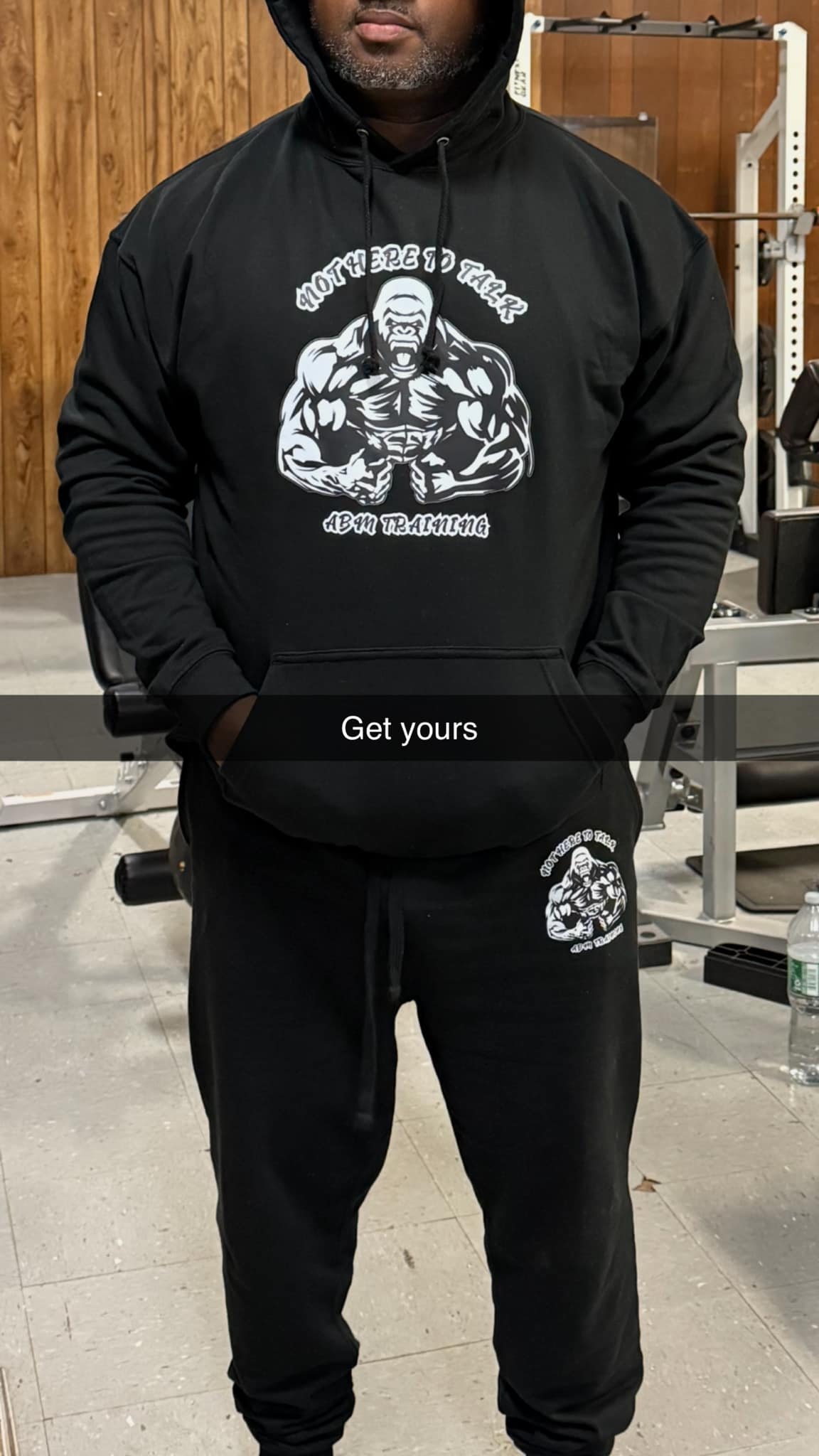 ABM Hoodie Sweatsuit - Not Here to Talk