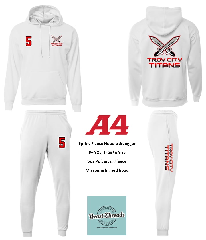 Titan White Sweatsuit - Tech Fleece