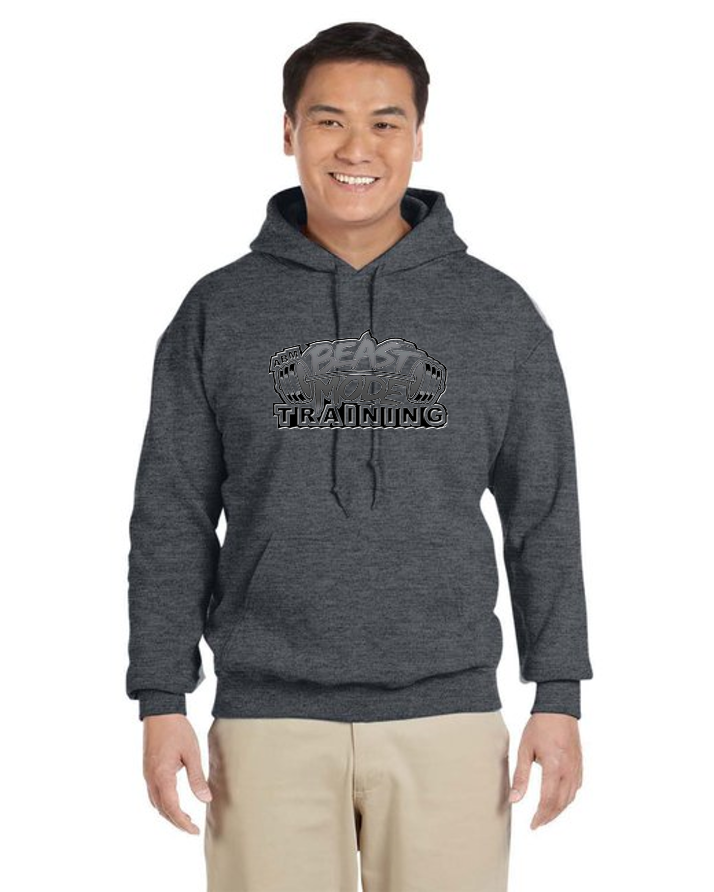 Beastmode Dk Heather Grey Hoodie
