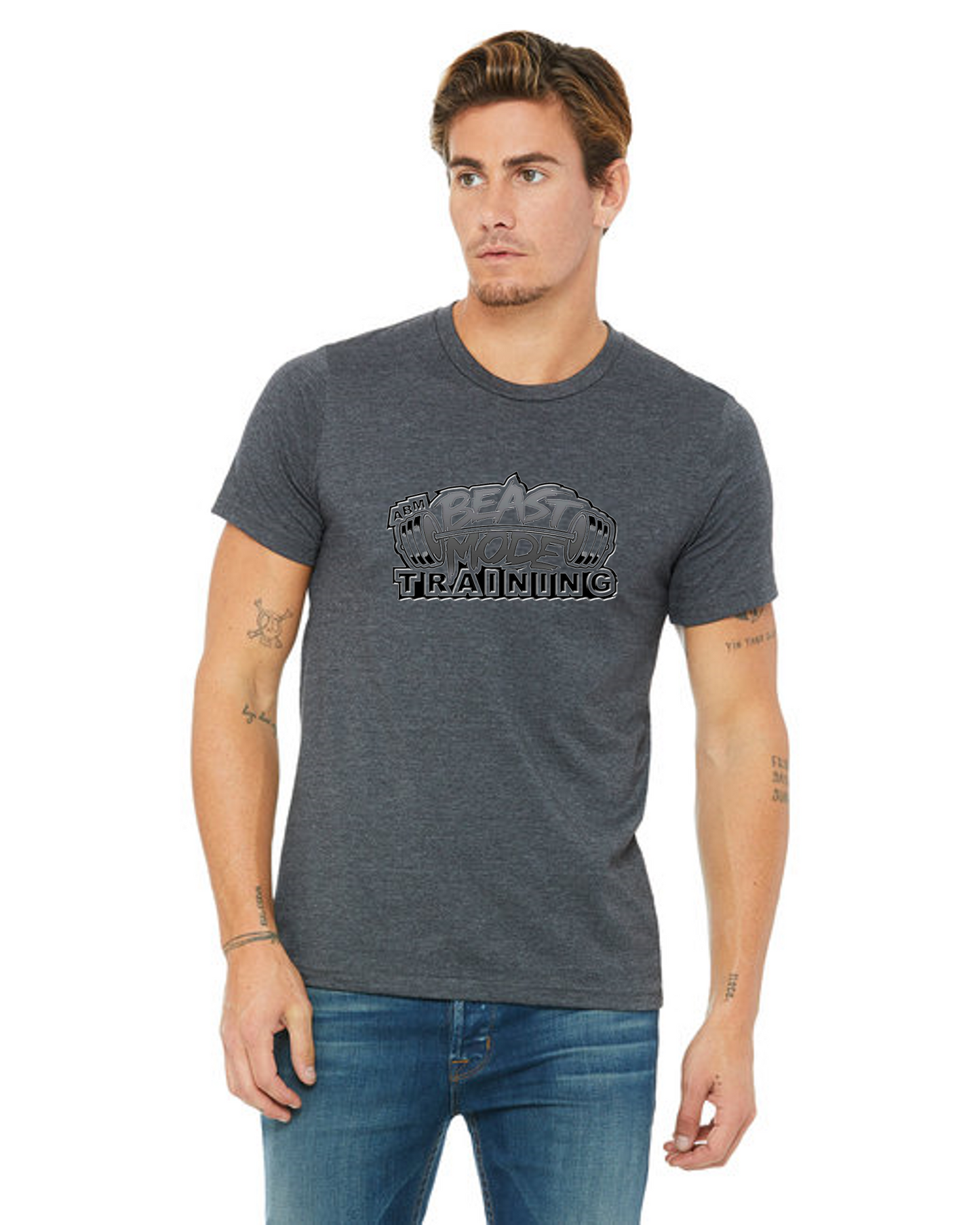 Beastmode Dk Heather Grey T Shirt