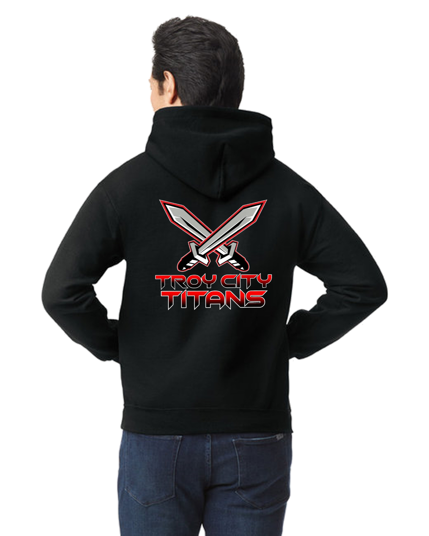 TC Titan Swords Black Hoodies