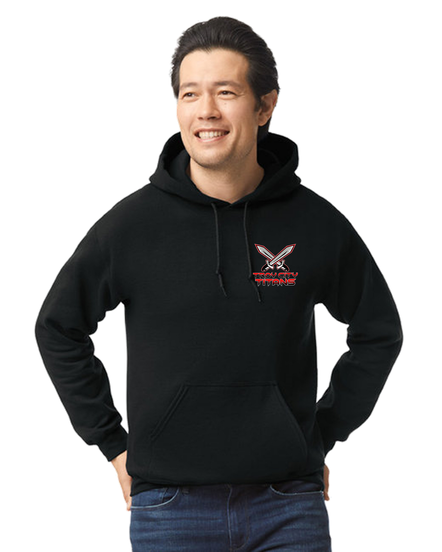 TC Titan Swords Black Hoodies