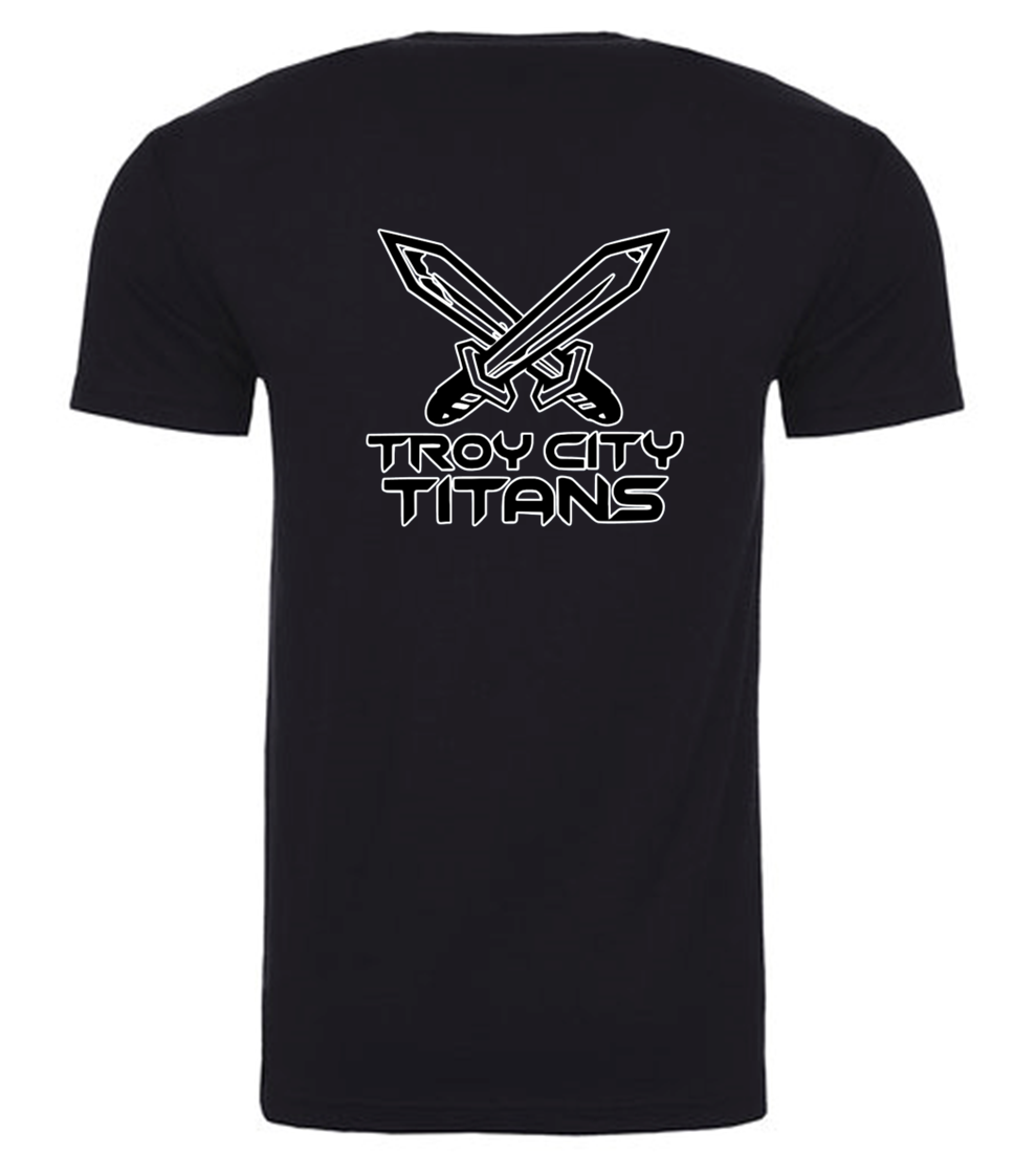 TC Titan Black on Black TShirts