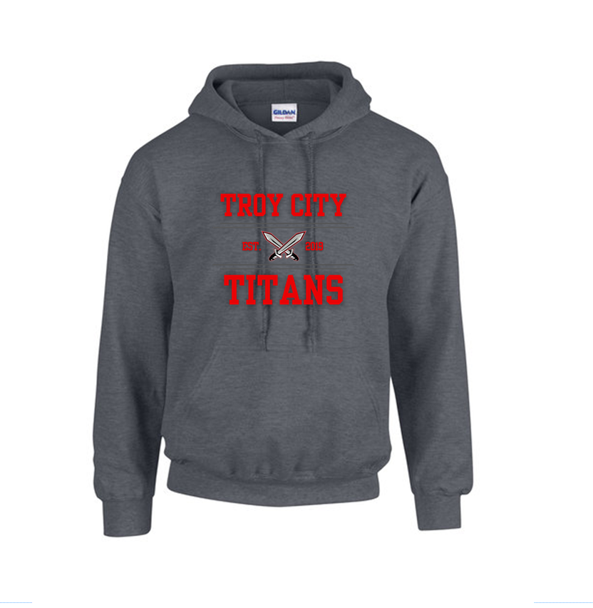 TC Titan Dk Heather Grey Hoodies