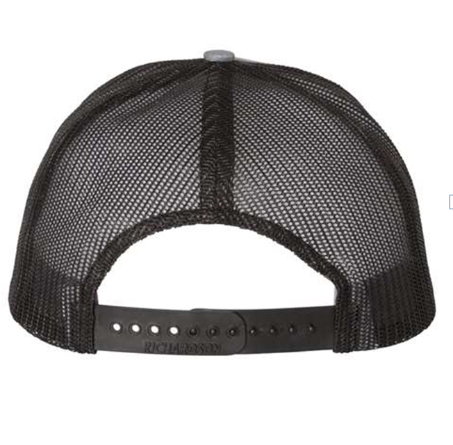 TC Titan Richardson 112 Trucker Hat w Leatherette Patch - Heather/Black