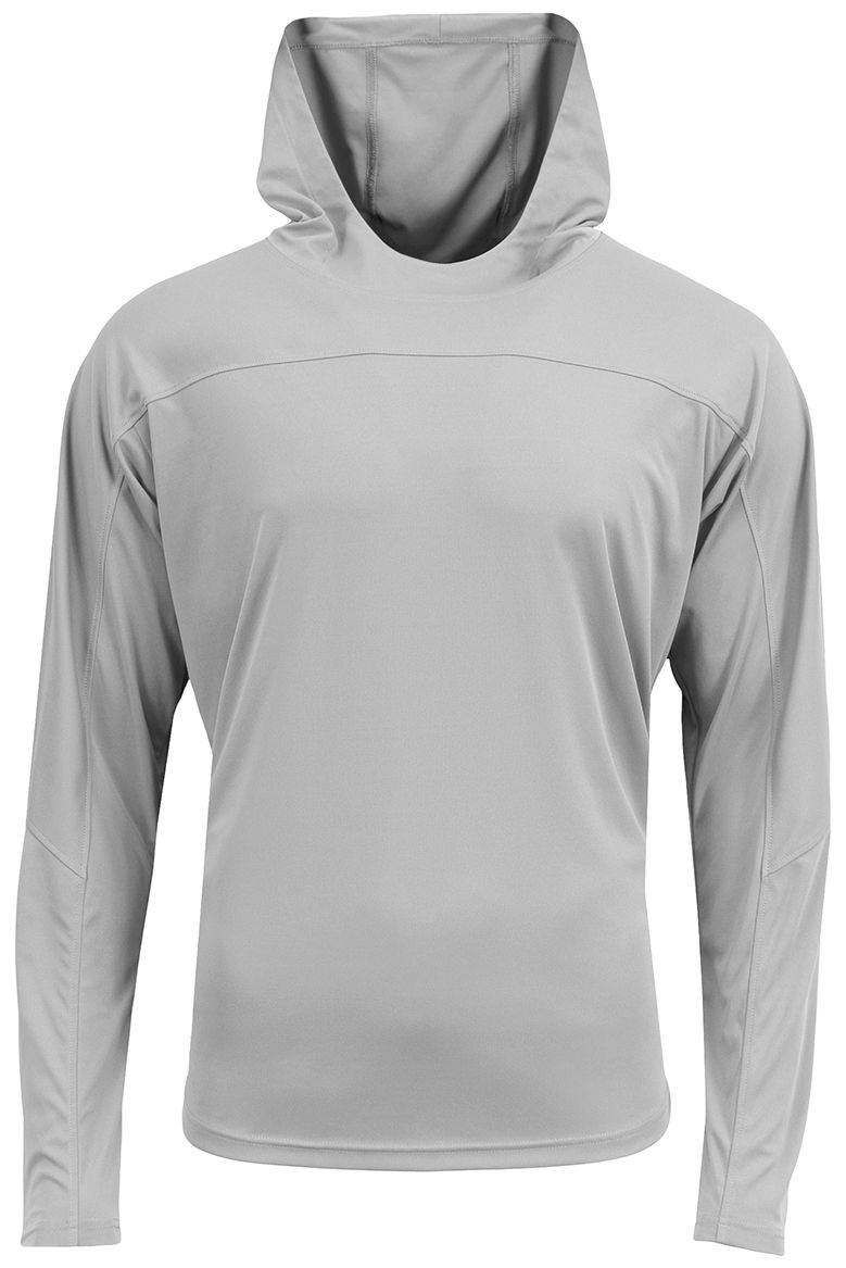 Built Different Dri Fit AirFlex Long Sleeve w Hood - Silver
