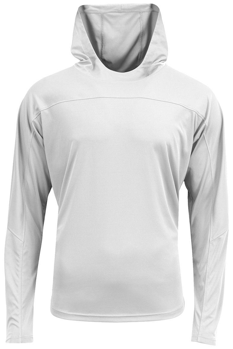 Built Different Dri Fit AirFlex Long Sleeve w Hood - White