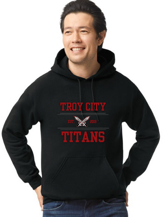 TC Titan Black Hoodies
