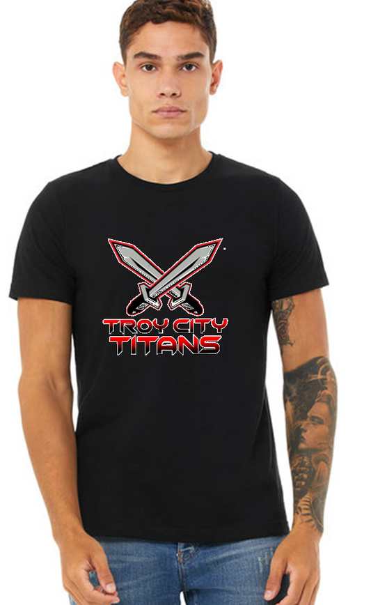 TC Titan Swords Black TShirts