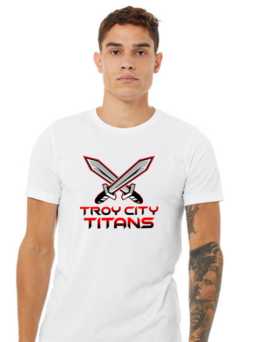 TC Titan Swords White TShirts