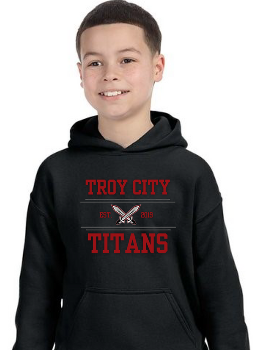 TC Titan Youth Black Hoodie
